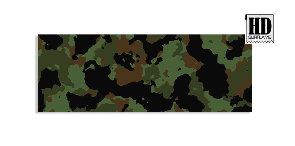 CAMO 21 INLAY PRINTED LAMINA ART FOR SURFBOARD POLY-RESINS