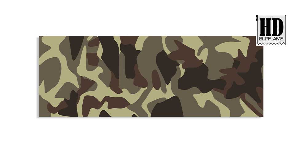 CAMO 20 INLAY PRINTED LAMINA ART FOR SURFBOARD POLY-RESINS