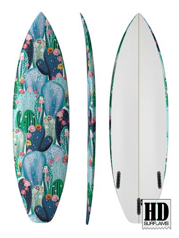 BAJA DREAMS SURFBOARD INLAY POLYESTER & EPOXY RESINS