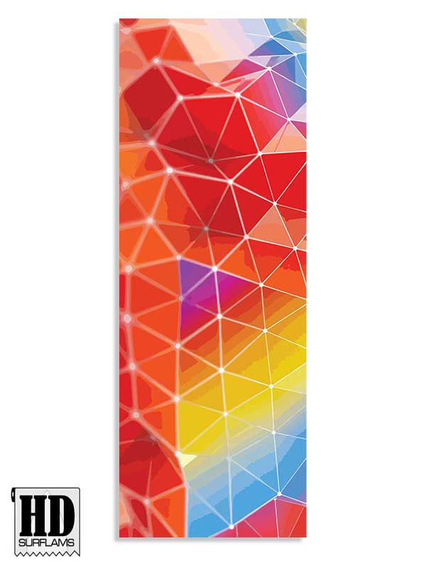 ABSTRACTO II INLAY PRINTED LAMINA ART FOR SURFBOARD POLY-RESINS