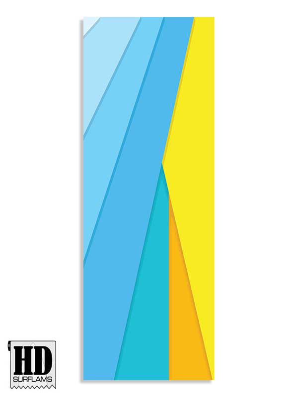 ABSTRACTO Surfboard Inlay Polyester & Epoxy Resin