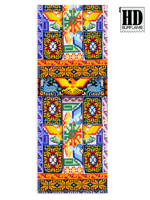 CHAKIRA HUICHOL SURFBOARD INLAY POLYESTER & EPOXY RESINS