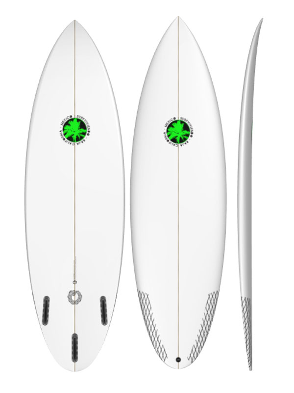 #LA_POLVORA #ROUND_TAIL SURFBOARD SURFVIVIENDO SHAPES 
