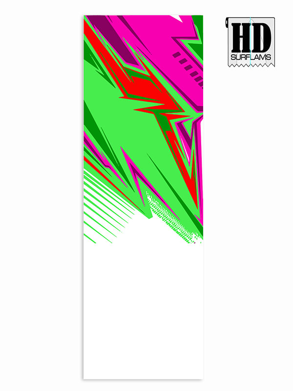MOTOCROSS SURFBOARD INLAY POLYESTER & EPOXY RESINS