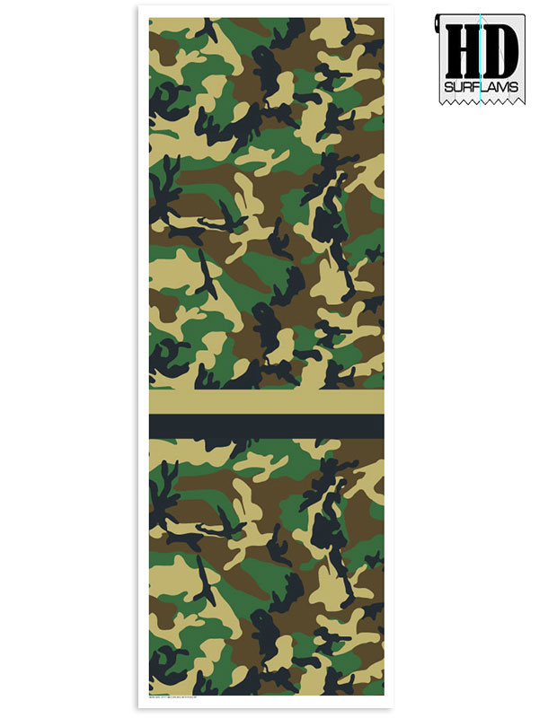 OG CAMO INLAY ART PRINTED LAMINA SPECIAL FIBERCLOTH FOR SURFBOARD GLASS-IN POLY-RESIN - Image 2