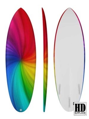TROLLS INLAY ART PRINTED LAMINA SPECIAL FIBERCLOTH FOR SURFBOARD GLASS-IN POLY-RESIN