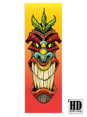 ISLANDER 1 INLAY ART PRINTED LAMINA SPECIAL FIBERCLOTH FOR SURFBOARD GLASS-IN POLY-RESIN