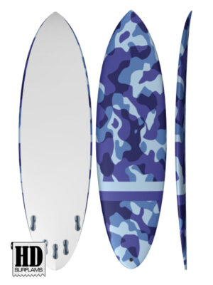 MARINE CAMO INLAY ART PRINTED LAMINA SPECIAL FIBERCLOTH FOR SURFBOARD GLASS-IN POLY-RESIN