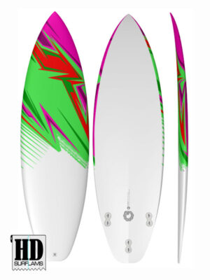 MOTOCROSS INLAY ART PRINTED LAMINA SPECIAL FIBERCLOTH FOR SURFBOARD GLASS-IN POLY-RESIN