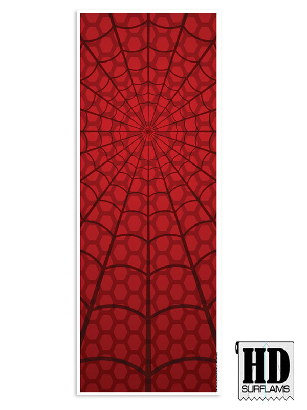 SPYDER WEB INLAY ART PRINTED LAMINA SPECIAL FIBERCLOTH FOR SURFBOARD GLASS-IN POLY-RESIN - Image 2