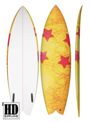 DRAGON BALL INLAY ART PRINTED LAMINA SPECIAL FIBERCLOTH FOR SURFBOARD GLASS-IN POLY-RESIN