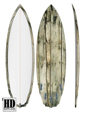 WOODEN STAINS INLAY ART PRINTED LAMINA CLOTH FOR SURFBOARD POLY-RESINS